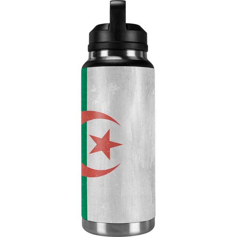 Algeria Flag Distressed YETI Rambler 36oz Bottle Skin