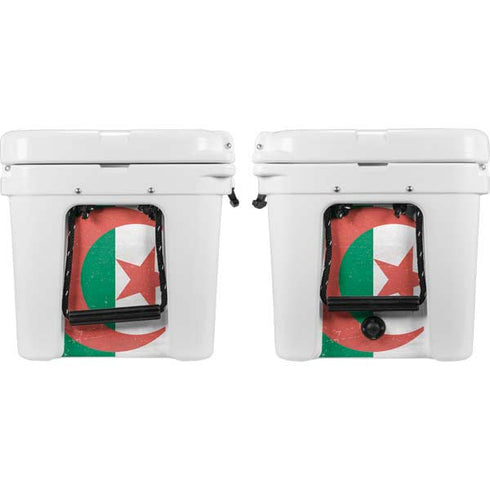 Algeria Flag Distressed YETI Tundra 45 Hard Cooler Skin