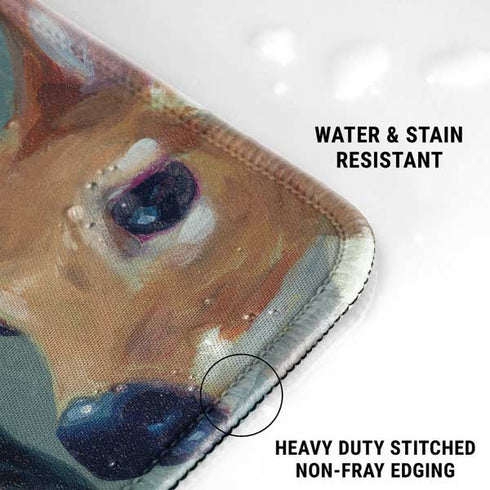 Alice & Snow Fairy Tail with Cat and Raccoon by Jasmine Becket-Griffith Gaming Mouse Pad