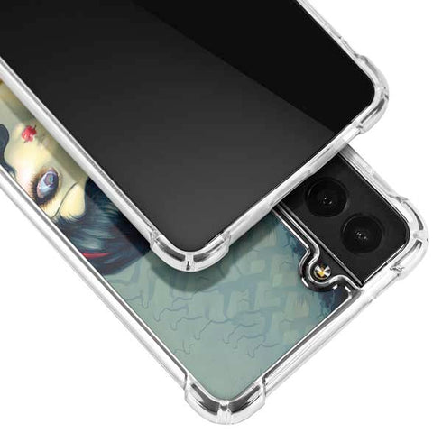 Alice & Snow Fairy Tail with Cat and Raccoon by Jasmine Becket-Griffith Galaxy S21 5G Clear Case