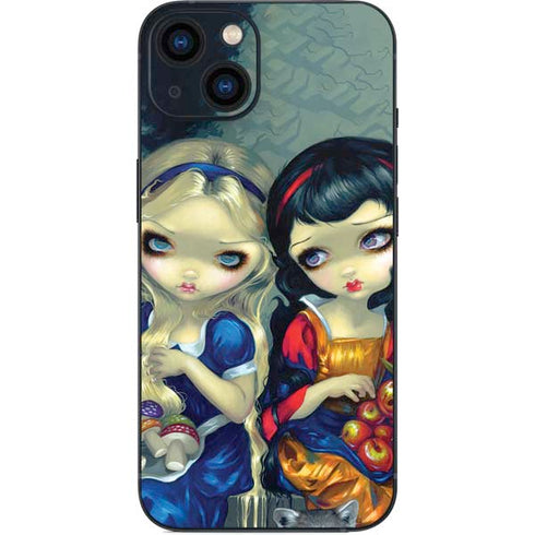 Alice & Snow Fairy Tail with Cat and Raccoon by Jasmine Becket-Griffith iPhone 15 Skin