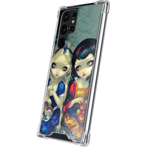 Alice & Snow Fairy Tail with Cat and Raccoon by Jasmine Becket-Griffith Galaxy S24 Ultra Clear Case
