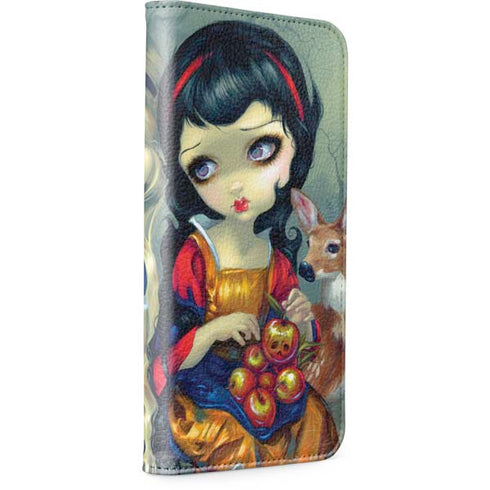 Alice & Snow Fairy Tail with Cat and Raccoon by Jasmine Becket-Griffith iPhone 15 Pro Folio Case