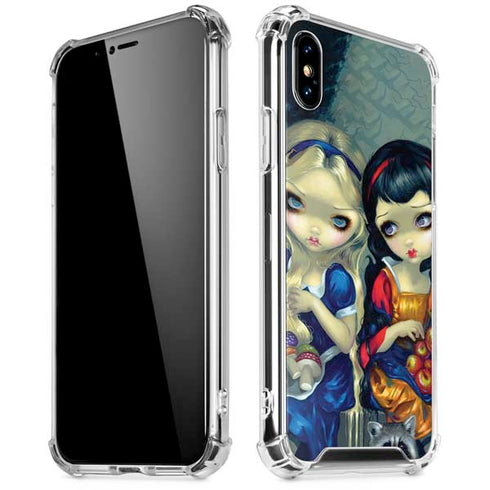 Alice & Snow Fairy Tail with Cat and Raccoon by Jasmine Becket-Griffith iPhone XS Max Clear Case