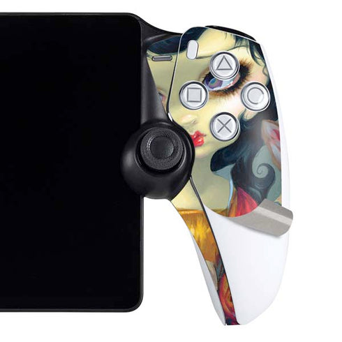 Alice & Snow Fairy Tail with Cat and Raccoon by Jasmine Becket-Griffith PlayStation Portal Remote Player Skin