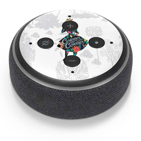 Disney Alice in Wonderland (animated) Silhouette Curiouser and Curiouser Amazon Echo Dot Skin
