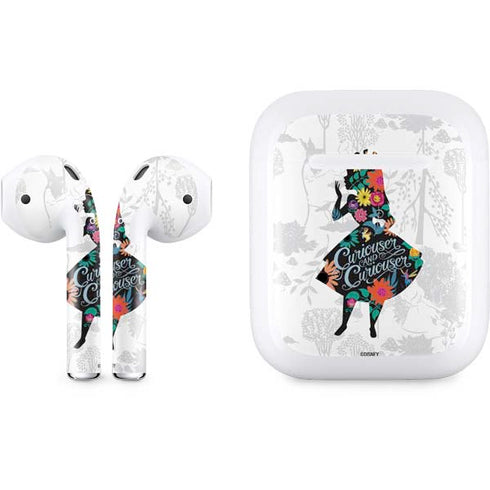 Disney Alice in Wonderland (animated) Silhouette Curiouser and Curiouser Apple AirPods Skin