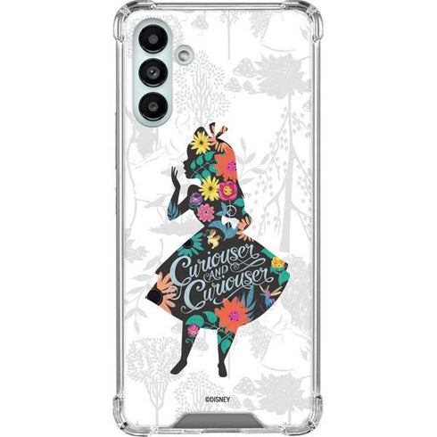Disney Alice in Wonderland (animated) Silhouette Curiouser and Curiouser Galaxy A13 5G Clear Case