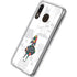 Disney Alice in Wonderland (animated) Silhouette Curiouser and Curiouser Galaxy A20 Clear Case