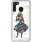 Disney Alice in Wonderland (animated) Silhouette Curiouser and Curiouser Galaxy A21 Clear Case