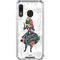 Disney Alice in Wonderland (animated) Silhouette Curiouser and Curiouser Galaxy A30 Clear Case