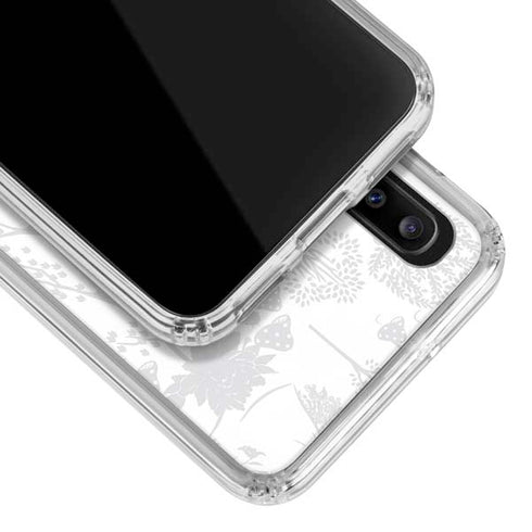 Disney Alice in Wonderland (animated) Silhouette Curiouser and Curiouser Galaxy A30 Clear Case