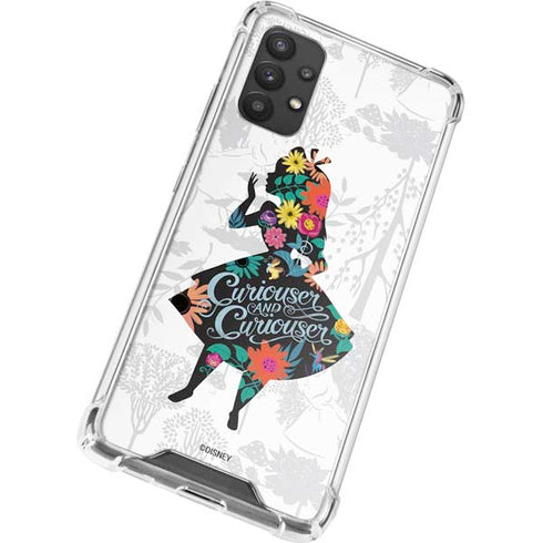 Disney Alice in Wonderland (animated) Silhouette Curiouser and Curiouser Galaxy A32 5G Clear Case