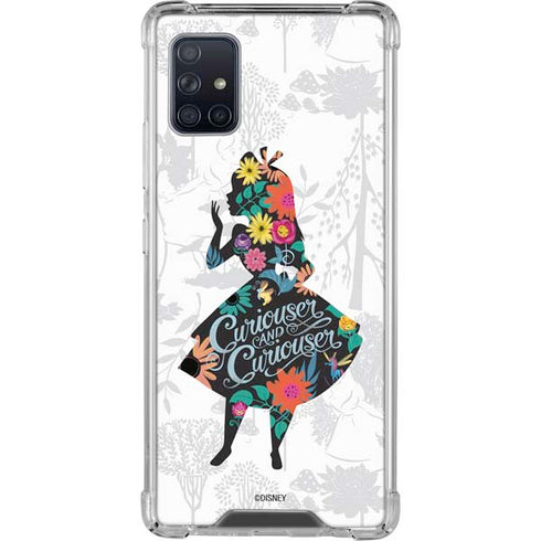 Disney Alice in Wonderland (animated) Silhouette Curiouser and Curiouser Galaxy A51 5G Clear Case