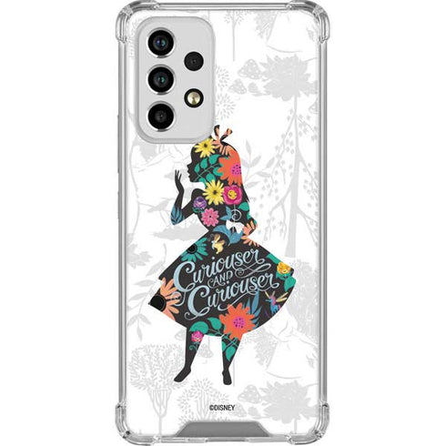 Disney Alice in Wonderland (animated) Silhouette Curiouser and Curiouser Galaxy A53 5G Clear Case