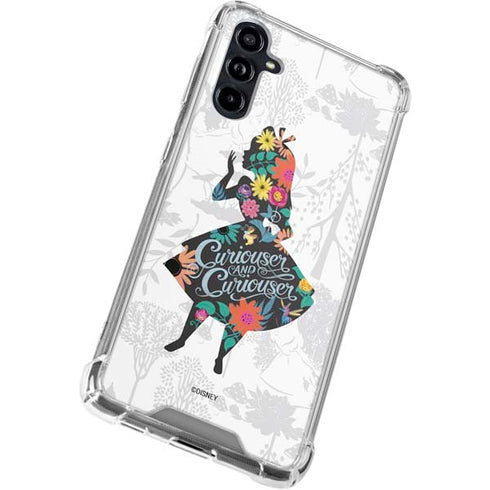 Disney Alice in Wonderland (animated) Silhouette Curiouser and Curiouser Galaxy A54 5G Clear Case