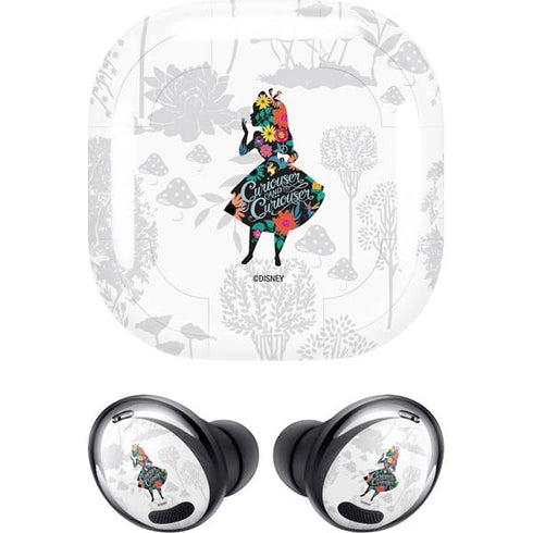 Disney Alice in Wonderland (animated) Silhouette Curiouser and Curiouser Galaxy Buds Pro Skin