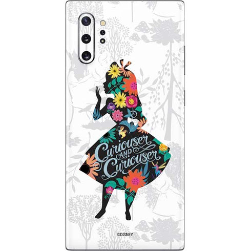 Disney Alice in Wonderland (animated) Silhouette Curiouser and Curiouser Galaxy Note 10 Plus Skin