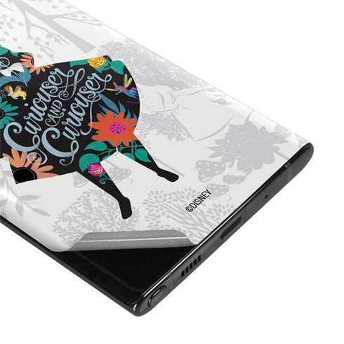 Disney Alice in Wonderland (animated) Silhouette Curiouser and Curiouser Galaxy Note 10 Plus Skin