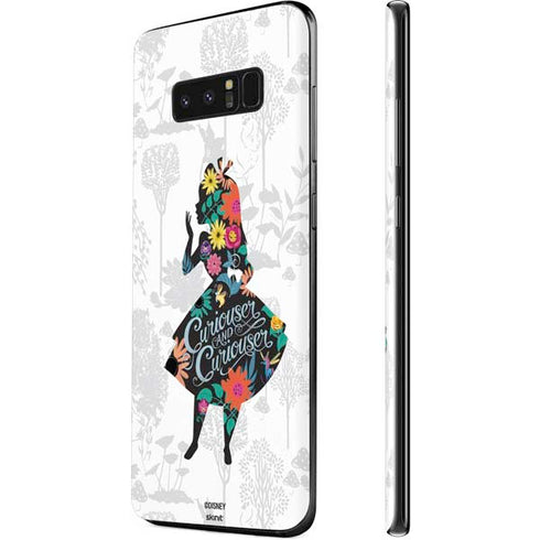 Disney Alice in Wonderland (animated) Silhouette Curiouser and Curiouser Galaxy Note 8 Skin