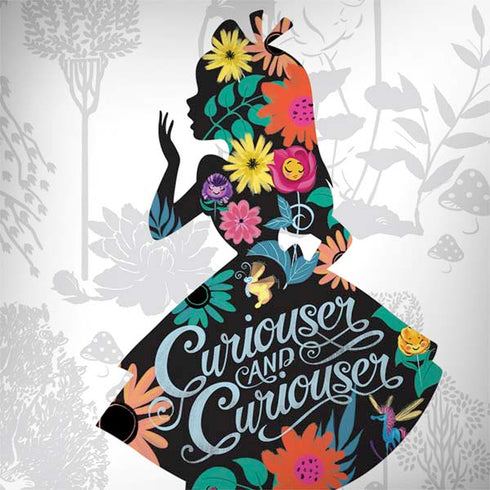 Disney Alice in Wonderland (animated) Silhouette Curiouser and Curiouser Galaxy Note 8 Skin