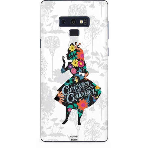 Disney Alice in Wonderland (animated) Silhouette Curiouser and Curiouser Galaxy Note 9 Skin
