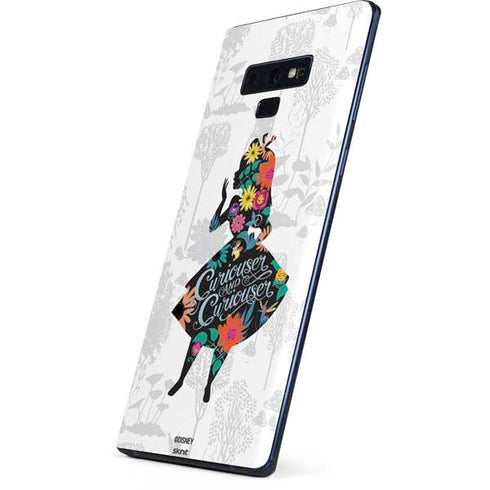 Disney Alice in Wonderland (animated) Silhouette Curiouser and Curiouser Galaxy Note 9 Skin