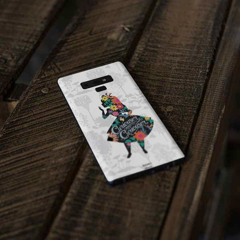 Disney Alice in Wonderland (animated) Silhouette Curiouser and Curiouser Galaxy Note 9 Skin