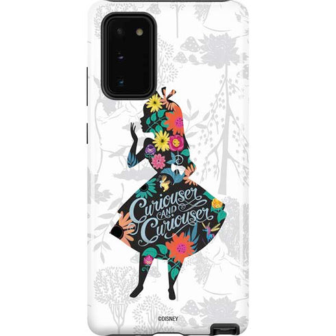 Disney Alice in Wonderland (animated) Silhouette Curiouser and Curiouser Galaxy Note20 5G Pro Case