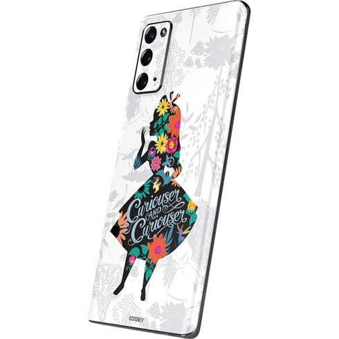 Disney Alice in Wonderland (animated) Silhouette Curiouser and Curiouser Galaxy Note20 5G Skin