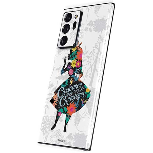 Disney Alice in Wonderland (animated) Silhouette Curiouser and Curiouser Galaxy Note20 Ultra 5G Skin