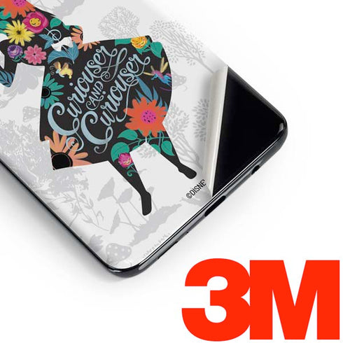 Disney Alice in Wonderland (animated) Silhouette Curiouser and Curiouser Galaxy S10 Skin