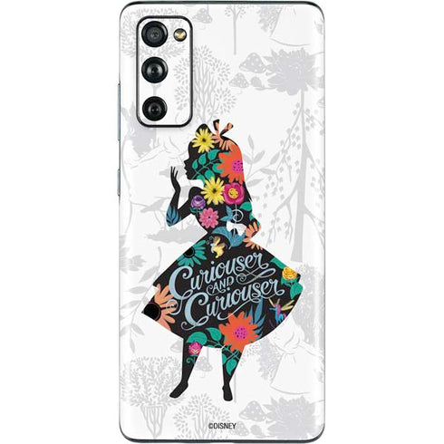 Disney Alice in Wonderland (animated) Silhouette Curiouser and Curiouser Galaxy S20 Fan Edition Skin