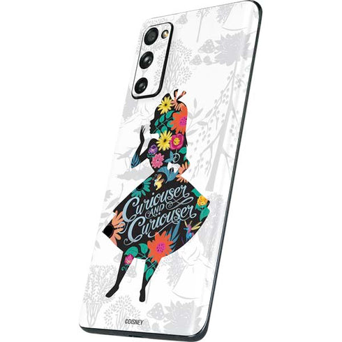 Disney Alice in Wonderland (animated) Silhouette Curiouser and Curiouser Galaxy S20 Fan Edition Skin