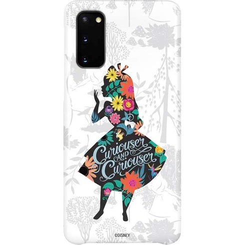 Disney Alice in Wonderland (animated) Silhouette Curiouser and Curiouser Galaxy S20 Lite Case