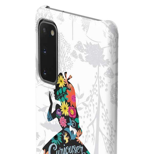 Disney Alice in Wonderland (animated) Silhouette Curiouser and Curiouser Galaxy S20 Lite Case