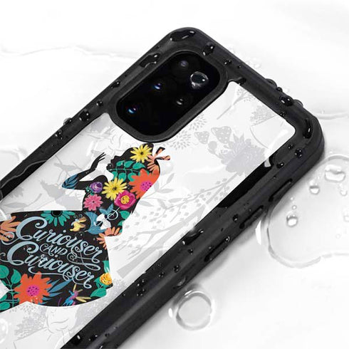 Disney Alice in Wonderland (animated) Silhouette Curiouser and Curiouser Galaxy S20 Plus Waterproof Case