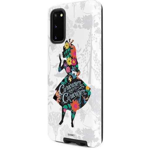 Disney Alice in Wonderland (animated) Silhouette Curiouser and Curiouser Galaxy S20 Pro Case