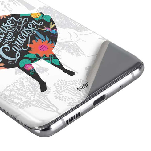 Disney Alice in Wonderland (animated) Silhouette Curiouser and Curiouser Galaxy S20 Skin