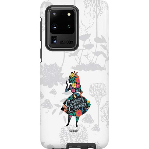 Disney Alice in Wonderland (animated) Silhouette Curiouser and Curiouser Galaxy S20 Ultra 5G Pro Case