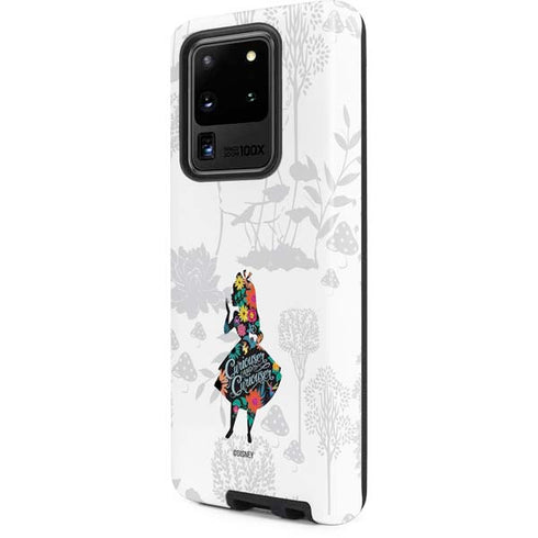 Disney Alice in Wonderland (animated) Silhouette Curiouser and Curiouser Galaxy S20 Ultra 5G Pro Case