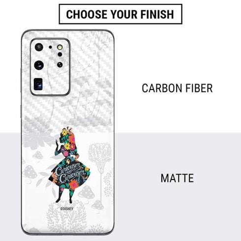 Disney Alice in Wonderland (animated) Silhouette Curiouser and Curiouser Galaxy S20 Ultra 5G Skin