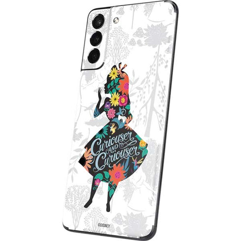 Disney Alice in Wonderland (animated) Silhouette Curiouser and Curiouser Galaxy S21 5G Skin