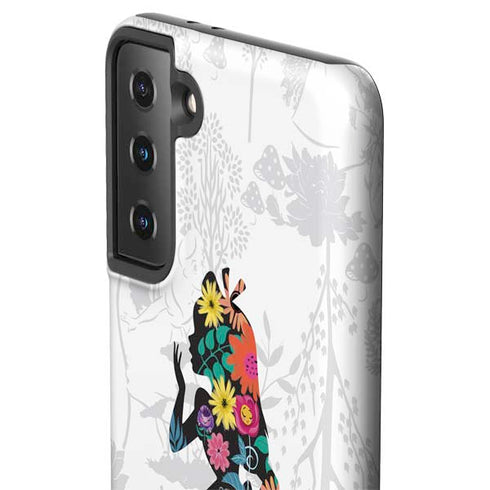 Disney Alice in Wonderland (animated) Silhouette Curiouser and Curiouser Galaxy S21 Plus 5G Pro Case