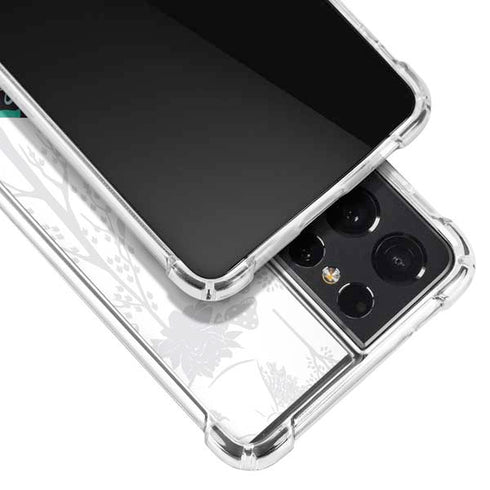 Disney Alice in Wonderland (animated) Silhouette Curiouser and Curiouser Galaxy S21 Ultra 5G Clear Case