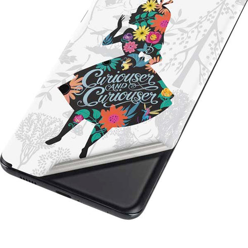 Disney Alice in Wonderland (animated) Silhouette Curiouser and Curiouser Galaxy S21 Ultra 5G Skin