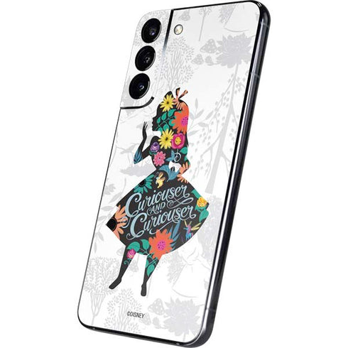 Disney Alice in Wonderland (animated) Silhouette Curiouser and Curiouser Galaxy S22 Plus Skin