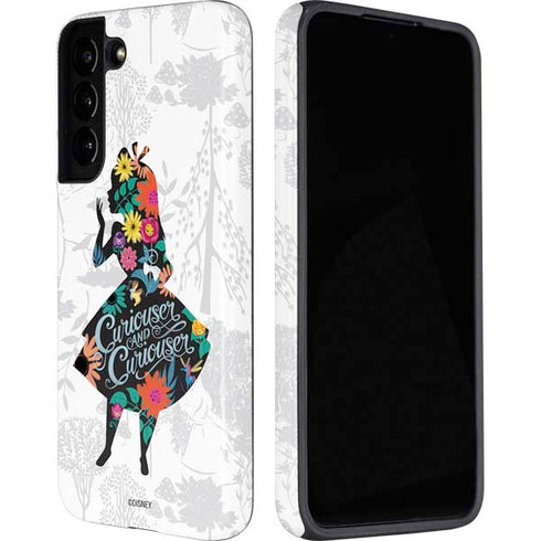Disney Alice in Wonderland (animated) Silhouette Curiouser and Curiouser Galaxy S22 Pro Case