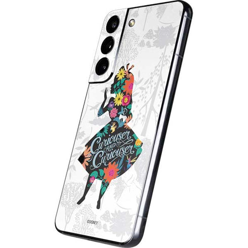 Disney Alice in Wonderland (animated) Silhouette Curiouser and Curiouser Galaxy S22 Skin