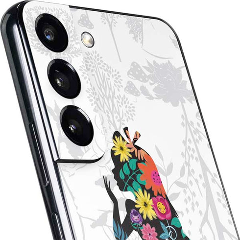 Disney Alice in Wonderland (animated) Silhouette Curiouser and Curiouser Galaxy S22 Skin